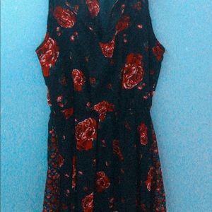 Black and Rose Dress
